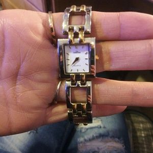 Gold n silver watch